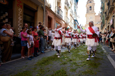 Foto de la procesión del Corpus Christi en Pamplona.