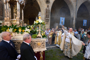 Foto de la procesión del Corpus Christi en Pamplona.
