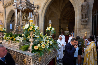 Foto de la procesión del Corpus Christi en Pamplona.