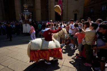 Foto de la procesión del Corpus Christi en Pamplona.