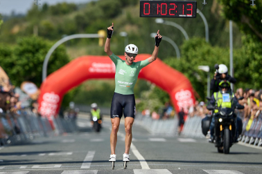 Foto de la maratón P2P de patinaje Pamplona-Puente la Reina.