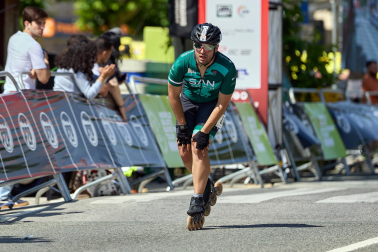 Foto de la maratón P2P de patinaje Pamplona-Puente la Reina.