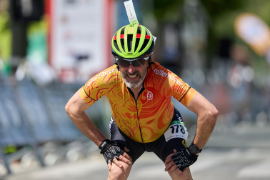 Foto de la maratón P2P de patinaje Pamplona-Puente la Reina.