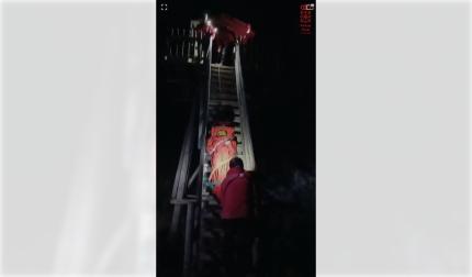 Vídeo del rescate de un hombre de 59 años de una atalaya en Cintruénigo