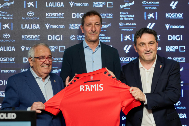 Presentación de Luís Miguel Ramis como nuevo entrenador de Osasuna
