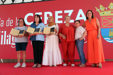 Puestos, actividades y ambiente en Milagro este domingo, 14 de junio, con motivo de la 25 Fiesta de la Cereza