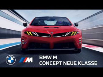 El BMW M Concept Neue Klasse, la máquina de conducción definitiva, en un anuncio rodado en el circuito navarro de Los Arcos