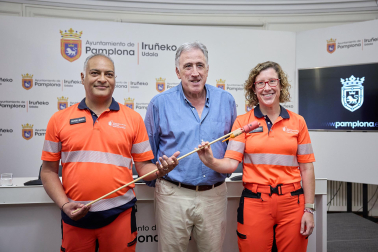 Fotos de los lanzadores del chupinazo de San Fermín 2026, los sanitarios de la subdirección de Urgencias