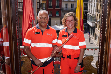 Fotos de los lanzadores del chupinazo de San Fermín 2026, los sanitarios de la subdirección de Urgencias