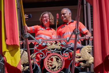 Fotos de los lanzadores del chupinazo de San Fermín 2026, los sanitarios de la subdirección de Urgencias