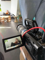 El día a día de Itziar Castro en el Doble Grado en Realización de Proyectos Audiovisuales y Espectáculos + Producción de Foro Europeo