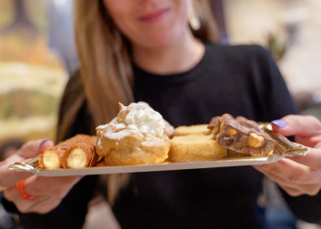 La gastronomía es uno de los puntos de unión de las tres zonas