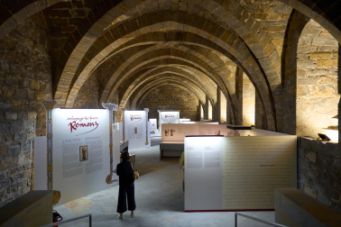 Fotos de la muestra 'Romanz. En lengoage de Navarra' en el Archivo de Navarra