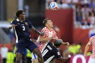 Fotos del debut goleador de Budimir en el Mundial.