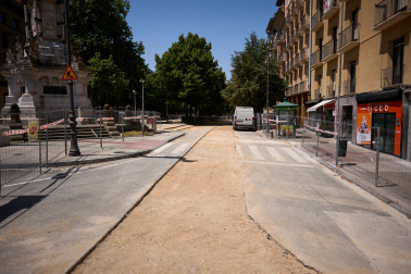 Foto de la adecuación de Sarasate para su reapertura en San Fermín