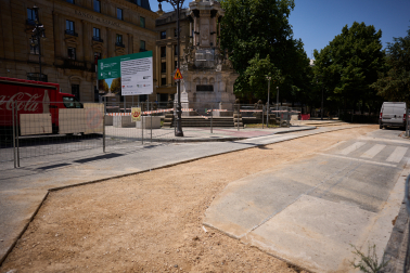 Foto de la adecuación de Sarasate para su reapertura en San Fermín