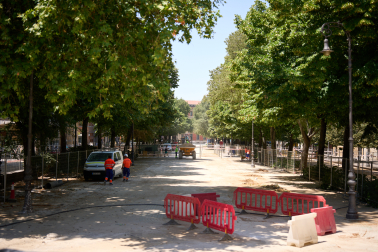 Foto de la adecuación de Sarasate para su reapertura en San Fermín