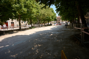 Foto de la adecuación de Sarasate para su reapertura en San Fermín
