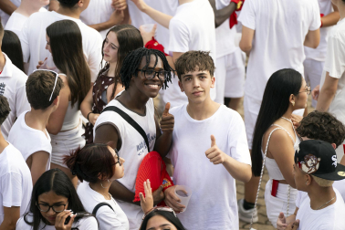 Fotos del chupinazo de fiestas de Barañáin 2026