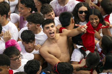 Fotos del chupinazo de fiestas de Barañáin 2026