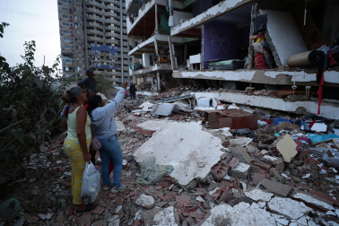 Fotos de los destrozos tras los fuertes terremotos en Venezuela