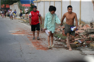 Fotos de los destrozos tras los fuertes terremotos en Venezuela