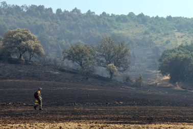 incendio en Ezcabarte
