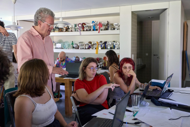 Participantes en el X Campus Ultzama de Arquitectura