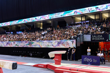 Fotos del Campeonato de España de Gimnasia Artística en el Navarra Arena