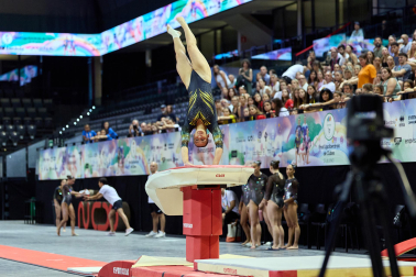 Fotos del Campeonato de España de Gimnasia Artística en el Navarra Arena