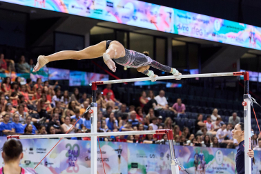 Fotos del Campeonato de España de Gimnasia Artística en el Navarra Arena
