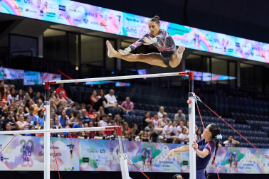 Fotos del Campeonato de España de Gimnasia Artística en el Navarra Arena