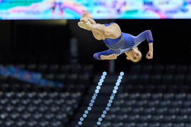 Fotos del Campeonato de España de Gimnasia Artística en el Navarra Arena