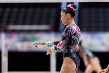 Fotos del Campeonato de España de Gimnasia Artística en el Navarra Arena