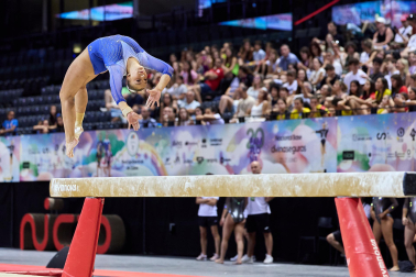 Fotos del Campeonato de España de Gimnasia Artística en el Navarra Arena