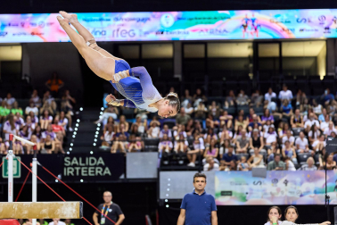 Fotos del Campeonato de España de Gimnasia Artística en el Navarra Arena