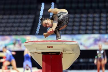 Fotos del Campeonato de España de Gimnasia Artística en el Navarra Arena