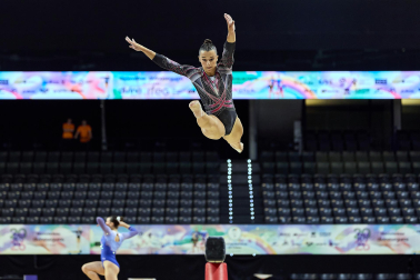 Fotos del Campeonato de España de Gimnasia Artística en el Navarra Arena
