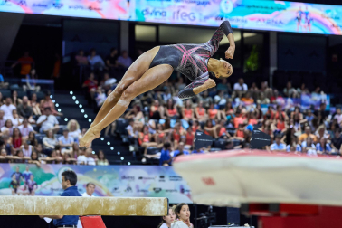 Fotos del Campeonato de España de Gimnasia Artística en el Navarra Arena