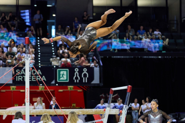 Fotos del Campeonato de España de Gimnasia Artística en el Navarra Arena