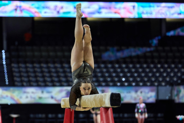 Fotos del Campeonato de España de Gimnasia Artística en el Navarra Arena