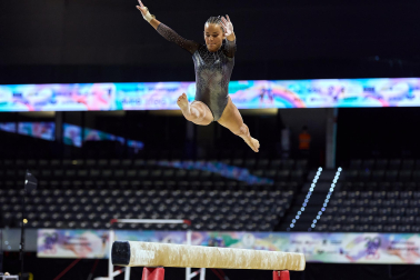 Fotos del Campeonato de España de Gimnasia Artística en el Navarra Arena