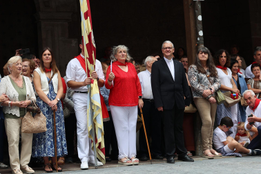 Trapatan y baile de la bandera en el día de San Pedro en las fiestas 2026 de Santesteban