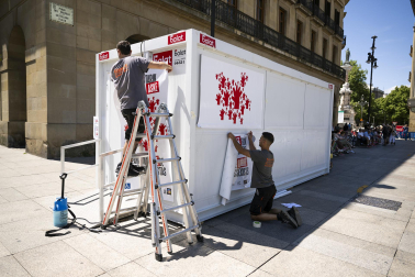 Fotos de la mutación de Pamplona por San Fermín.
