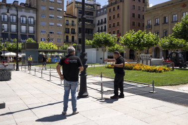 Fotos de la mutación de Pamplona por San Fermín.