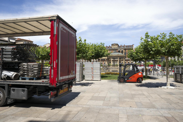 Fotos de la mutación de Pamplona por San Fermín.