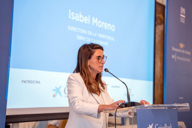 Fotos del desayuno de trabajo con Gonzalo Gortázar (CEO de CaixaBank)