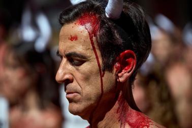 Concentración antitaurina de PETA Y AnimaNaturalis.