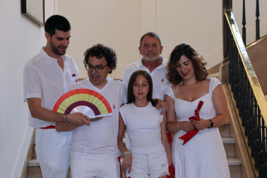 Famosos en el Ayuntamiento de Pamplona
