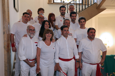 Famosos en el Ayuntamiento de Pamplona